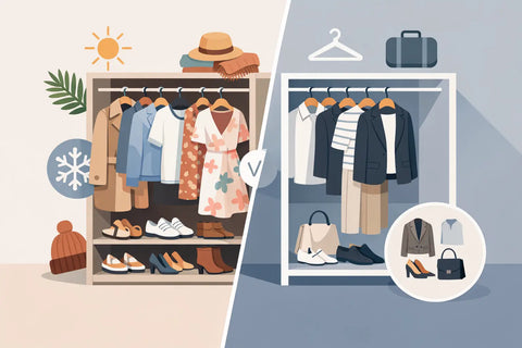 Seasonless Wardrobe vs Capsule Wardrobe Compared