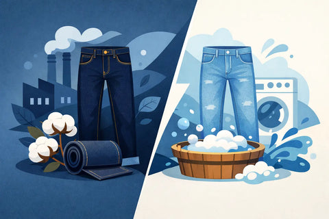 Raw Denim vs Washed Denim Explained