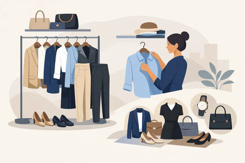 Capsule Wardrobe With Workwear Examples