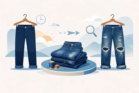 Denim Aging Examples Over Time, Explained