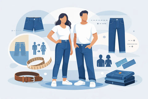 Unisex Denim Sizing Guide That Fits Better