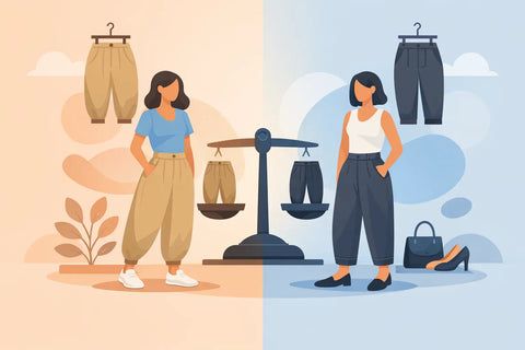 Balloon Pants vs Barrel Pants Explained