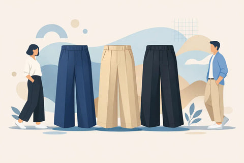 Unisex Wide Pants That Hold Their Shape