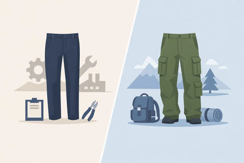Utility Trousers vs Cargo Pants
