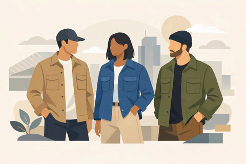 How to Wear Worker Jackets Now