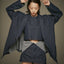 WASHED DENIM BLAZER #761