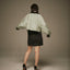MRS.WORKWARE SUEDE BALLOON MINI SKIRT #754