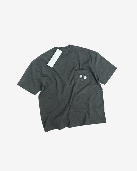 AWS t-shirt DARK GREY / MEDIUM AWS HEAVY WEIGHT POCKET T-SHIRT - PINS