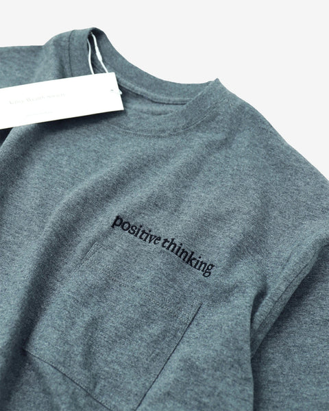AWS t-shirt AWS HEAVY WEIGHT POCKET T-SHIRT - POSITIVE THINKING