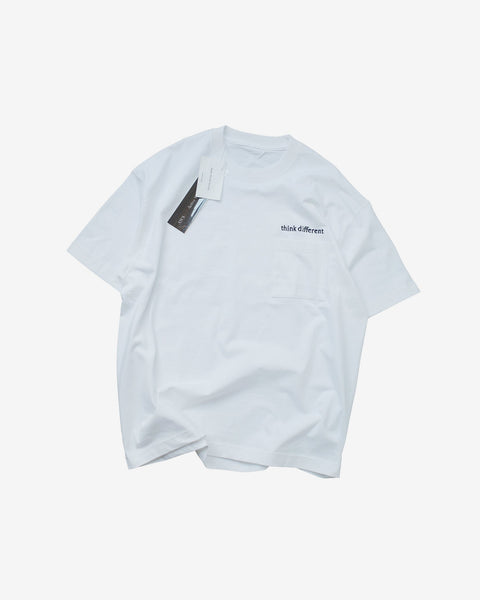 AWS t-shirt WHITE / MEDIUM AWS HEAVY WEIGHT POCKET T-SHIRT - THINK DIFFERENT