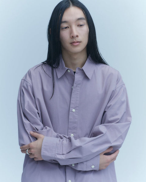 WORKWARE shirt DUSTY MAUVE / MEDIUM COTTON POCKET SHIRT #638