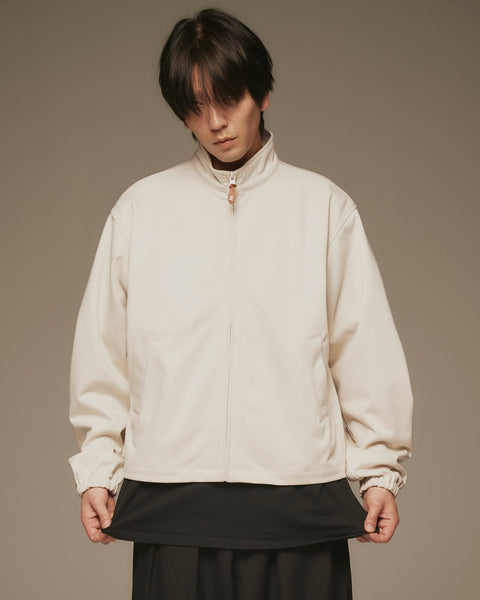 WORKWARE jackets ECRU / MEDIUM CROPPED ZIP PARKA #750