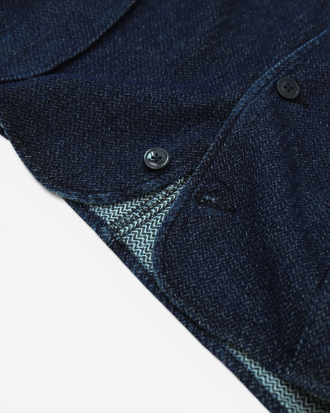 WASHED DENIM HUNTING VEST #733