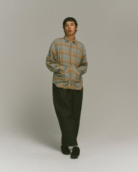 WORKWARE shirt YELLOW / MEDIUM FLANNEL WILD SHIRT #574