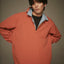 WORKWARE shirt ORANGE / MEDIUM HALF ZIP SHIRT #755