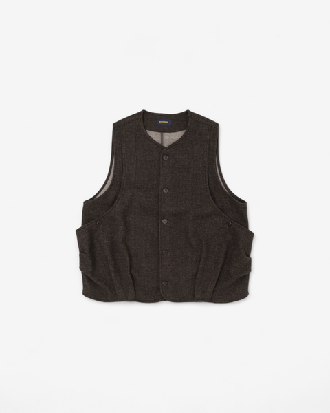 WORKWARE jackets BROWN / MEDIUM HERRINGBONE HUNTING VEST #733