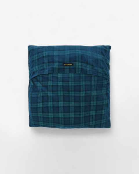 mrs.workware accessories NAVY/CHECKS / ONE SIZE LINER CUSHION #471