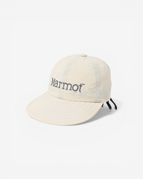 GOLDYARD accessories WHITE MARMOT NYLON LONG BILL CAP