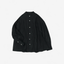 mrs.workware shirt BLACK / ONE SIZE MRS.WORKWARE BAND COLLAR SPLIT-BACK SHIRT #713