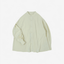 mrs.workware shirt MRS.WORKWARE BAND COLLAR SPLIT-BACK SHIRT #713