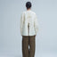 mrs.workware shirt MRS.WORKWARE BAND COLLAR SPLIT-BACK SHIRT #713
