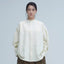 mrs.workware shirt MRS.WORKWARE BAND COLLAR SPLIT-BACK SHIRT #713