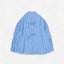 mrs.workware shirt MRS.WORKWARE BAND COLLAR SPLIT-BACK SHIRT #713