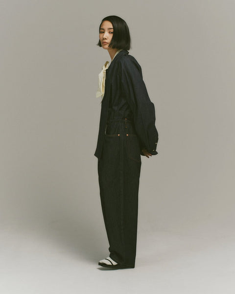 mrs.workware tops MRS.WORKWARE BOWTIE SHIRT #743