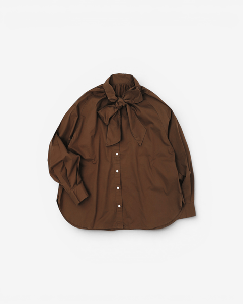 mrs.workware tops MRS.WORKWARE BOWTIE SHIRT #743