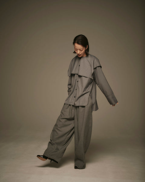 mrs.workware shirt MRS.WORKWARE CAPE SHIRT #760