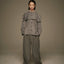 mrs.workware shirt GREY / ONE SIZE MRS.WORKWARE CAPE SHIRT #760