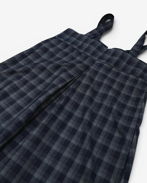 mrs.workware one-pieces MRS.WORKWARE CHECKS UNIFORM DRESS #393