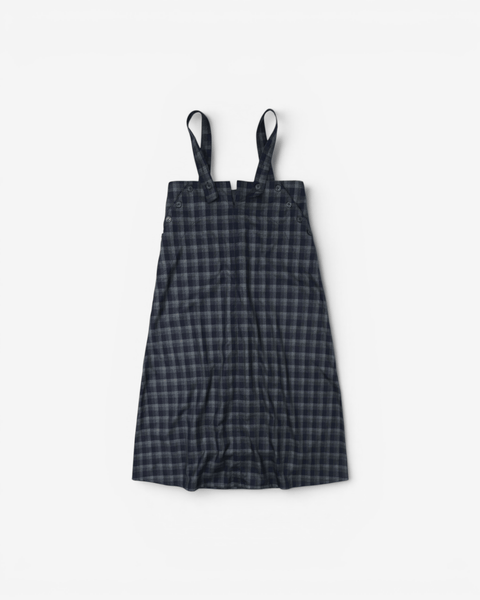 mrs.workware one-pieces MRS.WORKWARE CHECKS UNIFORM DRESS #393