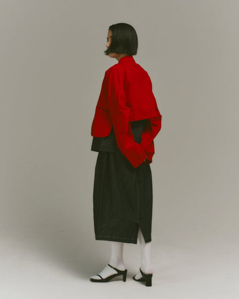 mrs.workware shirt MRS.WORKWARE CROPPED SHIRT #735