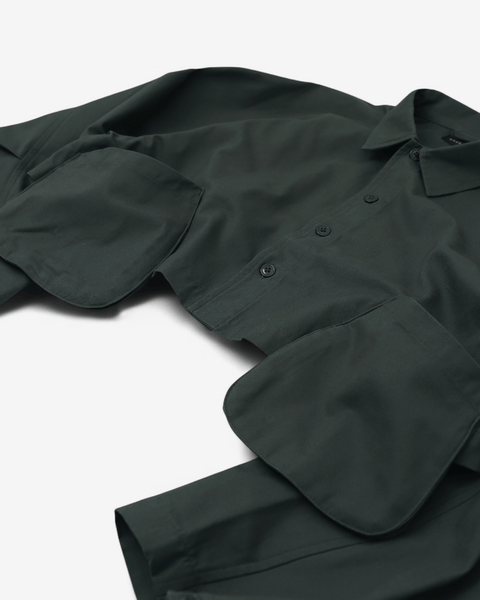 mrs.workware shirt MRS.WORKWARE CROPPED SHIRT #735