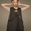 mrs.workware jackets BLACK / ONE SIZE MRS.WORKWARE REVERSIBLE LINER SHORT VEST #612 (Copy)