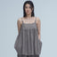mrs.workware tops KHAKI PINSTRIPE / ONE SIZE MRS.WORKWARE SALARY VEST #658