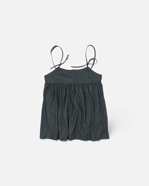 mrs.workware tops GREY PINSTRIPE / ONE SIZE MRS.WORKWARE SALARY VEST #658