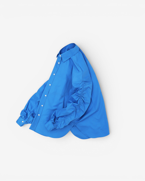 mrs.workware shirt MRS.WORKWARE SHIRRED SLEEVE SHIRT #751