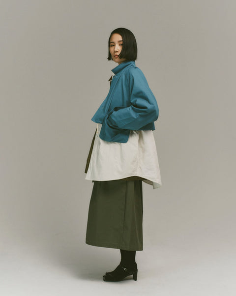 mrs.workware shirt MRS.WORKWARE SILK COTTON SHORT JACKET #737