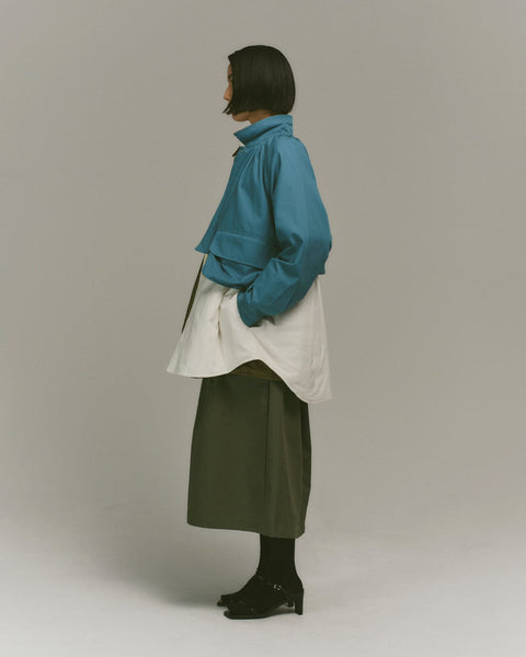 mrs.workware shirt MRS.WORKWARE SILK COTTON SHORT JACKET #737