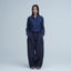 mrs.workware shirt DENIM / ONE SIZE MRS.WORKWARE SLUB DENIM CROPPED SHIRT #686
