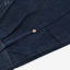mrs.workware shirt DENIM / ONE SIZE MRS.WORKWARE SLUB DENIM CROPPED SHIRT #686
