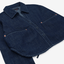 mrs.workware shirt DENIM / ONE SIZE MRS.WORKWARE SLUB DENIM CROPPED SHIRT #686
