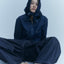 mrs.workware shirt DENIM / ONE SIZE MRS.WORKWARE SLUB DENIM CROPPED SHIRT #686