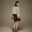 mrs.workware skirts MRS.WORKWARE SUEDE BALLOON MINI SKIRT #754