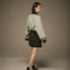 mrs.workware skirts MRS.WORKWARE SUEDE BALLOON MINI SKIRT #754