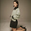 mrs.workware skirts MRS.WORKWARE SUEDE BALLOON MINI SKIRT #754