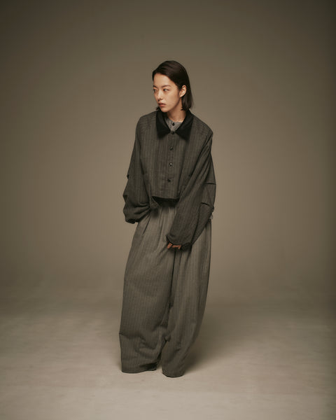 MRS.WORKWARE CROPPED BLOUSON #759