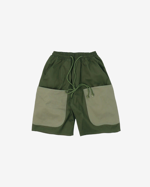 WORKWARE HC CO pants GREEN / SMALL (W24" - 32") (ONLINE PRE-LAUNCH) LAUNDRY SHORTS #599